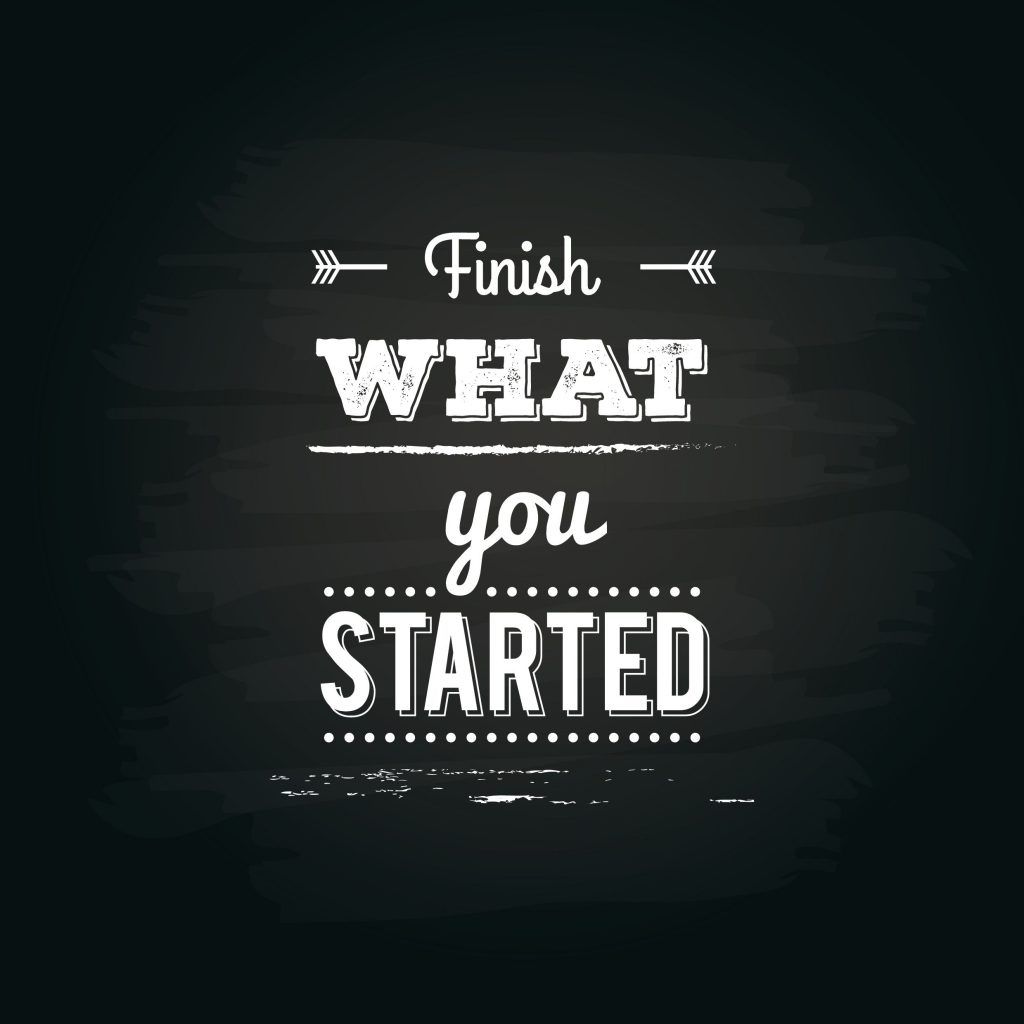 Writing Tips: How To Finish What You Have Started
